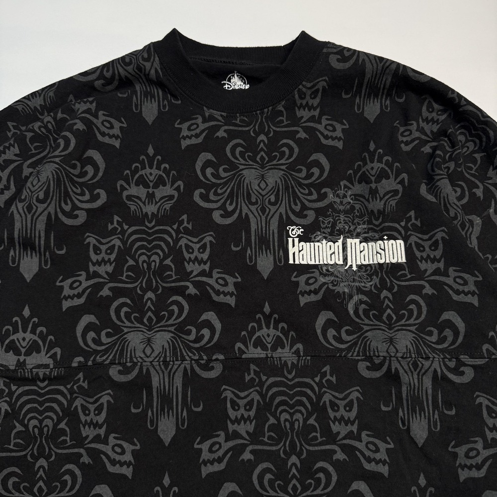 Disney Haunted Mansion Shirt Womens XS Black Spirit Jersey Walt Disney World
